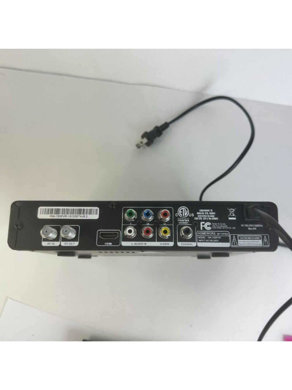 Homeworx HW-150PVR Set Top Box With Dolby Audio & Remote Control - Picture 3 of 9